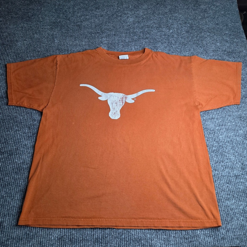 Texas Longhorns T Shirt Orange‎ Graphic Tee University NCAA